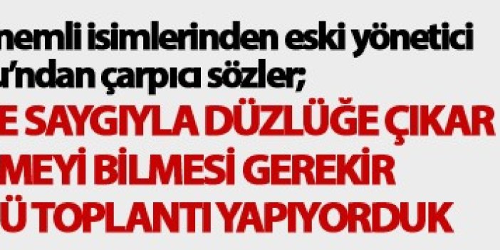 Akıncıoğlu: "Trabzonspor sevgi ve saygıyla düzlüğe çıkar"