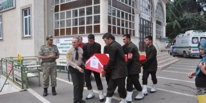 Şehitler Trabzon'dan Giresun'a gönderildi