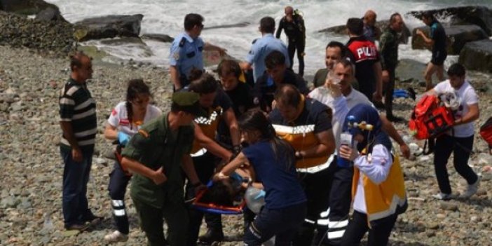 Trabzon'da 13 yaşında çocuk ölümden döndü