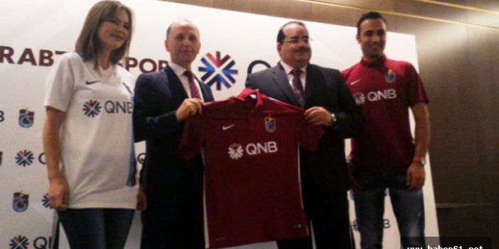 Trabzonspor QNB ile imzaladı