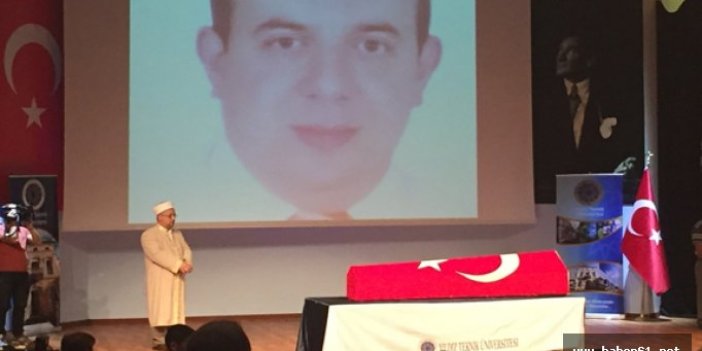 Darbe girişimi kurbanı Trabzonlu Profesör için tören!