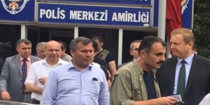 Trabzon Valisi ve Emniyet Müdürü olay yerinde