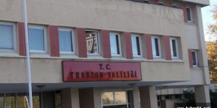 Trabzon'da görevden alınan Vali yardımcıları belli oldu