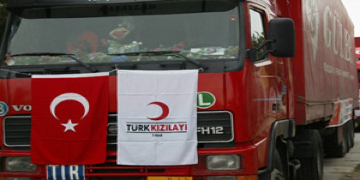 Türk Kızılay'ından yardım