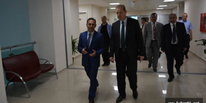 Trabzon Valisi SGK ve İŞKUR'u ziyaret etti