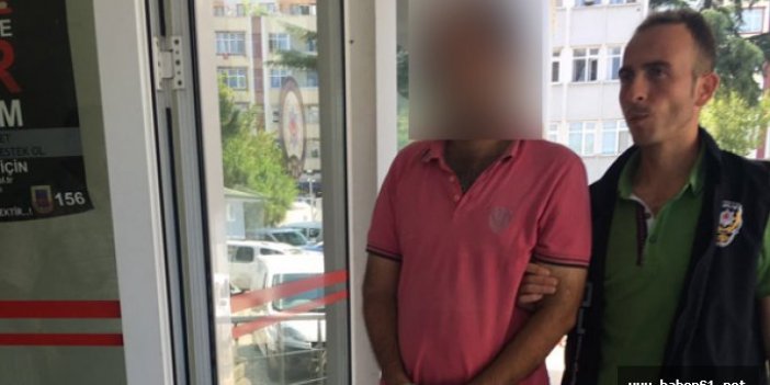 Trabzon'da kaldığı otelde hırsızlık yaptı