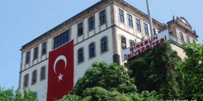 Giresun Üniversitesi'nde 21 personel açığa alındı