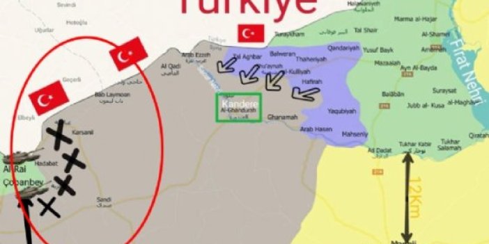 TSK Suriye'ye ikinci cepheyi açtı!