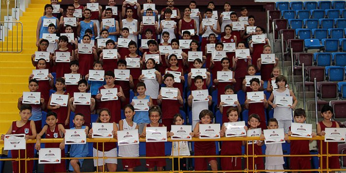 Trabzon'da basketbol yaz okulu sona erdi