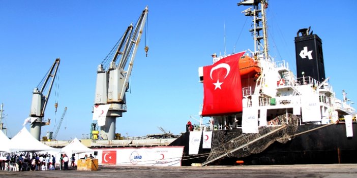 Afrika ülkelerine Türkiye’den 11 ton yardım