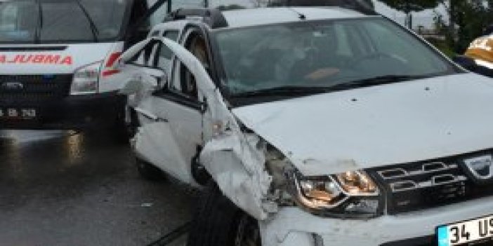 Giresun'da kaza: 1 yaralı