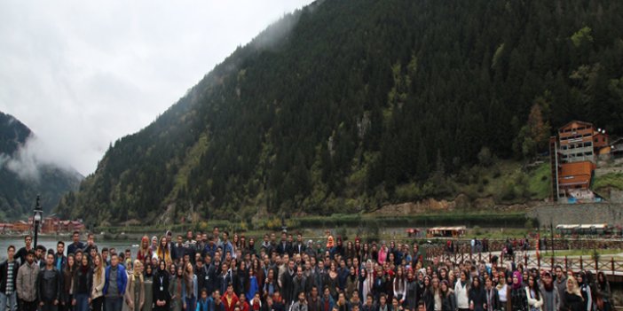 KTÜ 600 öğrenci ile Uzungöl'e çıkarma yaptı