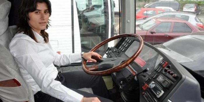 Trabzon'un şoför Meltem'i