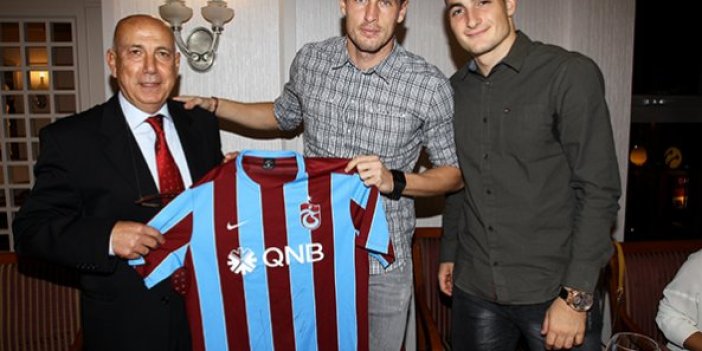 Trabzonspor'un Slovak oyuncularına nazar boncuğu