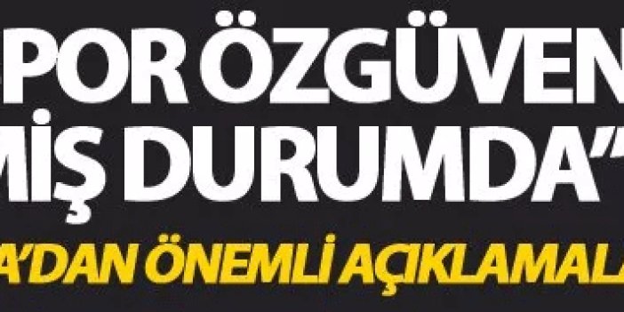 Muharrem Usta: "Trabzonspor özgüvenini kaybetmiş durumda"