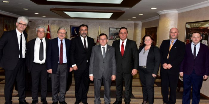 Avrupa Trabzon Dernekler Federasyonu’ndan TTSO’ya ziyaret