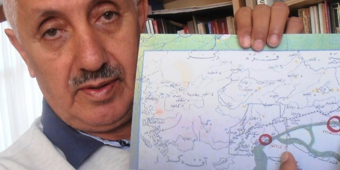 Halep ve Musul'un olduğu harita bulundu!