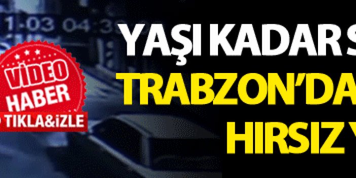 Trabzon'da 6 işyerine giren hırsız yakalandı