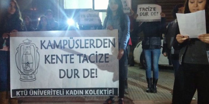 Trabzon'da üniversiteli kadın öğrenciler isyan etti
