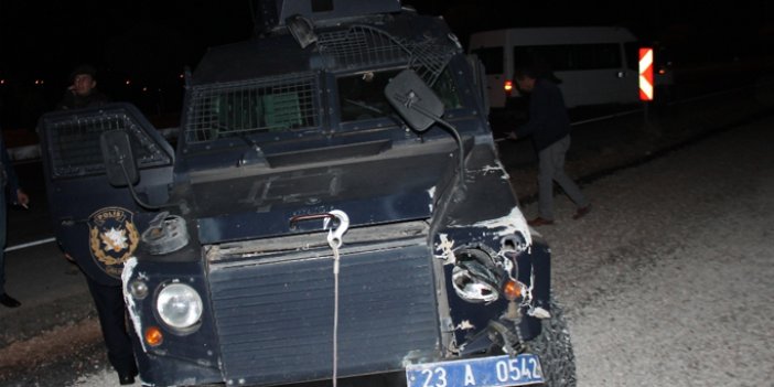 Zırhlı araç kaza yaptı: 2 polis yaralı