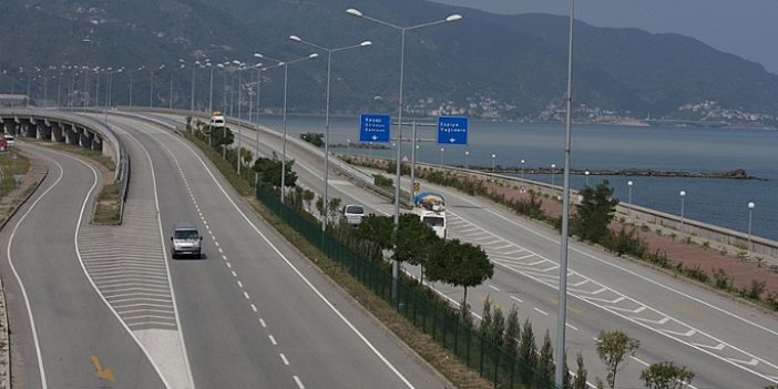 Giresun'dan Trabzon'a gelecekler dikkat: Karayolları uyardı