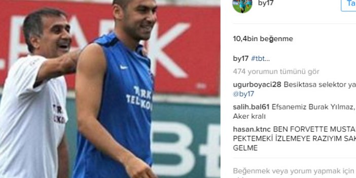 Burak Yılmaz'dan Trabzonspor paylaşımı