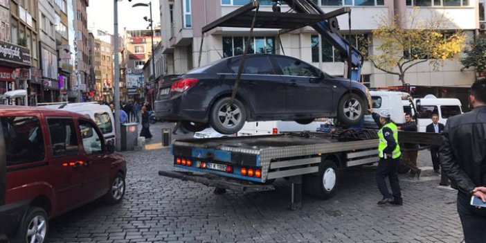 Trabzon trafiği kilitlendi