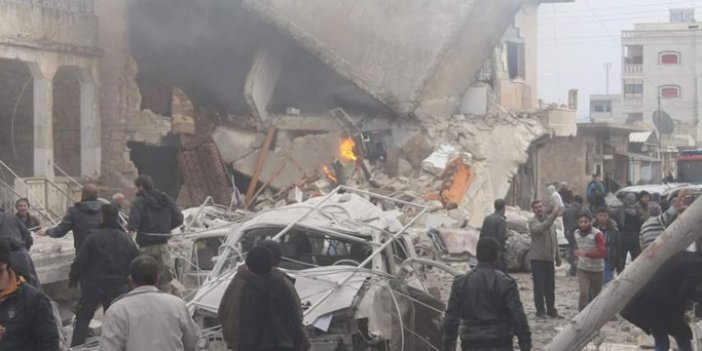 Suriye’de hastaneye hava saldırısı