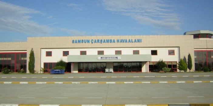 Samsun'da havalimanı kapatıldı