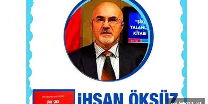 Trabzonlu gazeteci İhsan Öksüz Şike Kitabını Yazdı