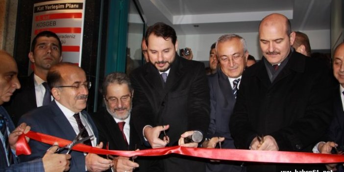 Bakanlar Soylu ve Albayrak Trabzon’da çağrı merkezi açılışını yaptı 