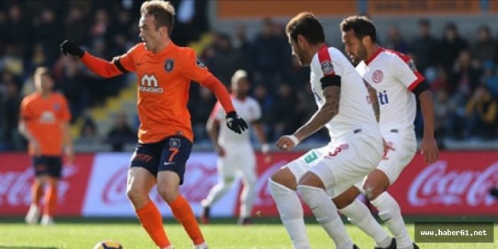 Başakşehir- Antalyaspor maçında galip yok