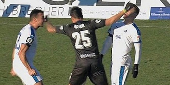 Eski Trabzonsporlu oyuncu rakiplerini dövdü