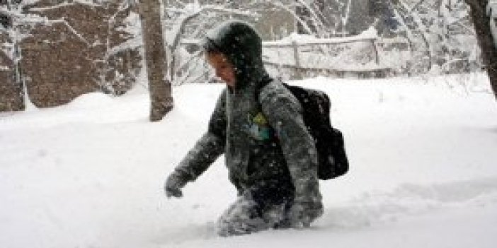 Doğu Karadeniz'de okullara kar tatili