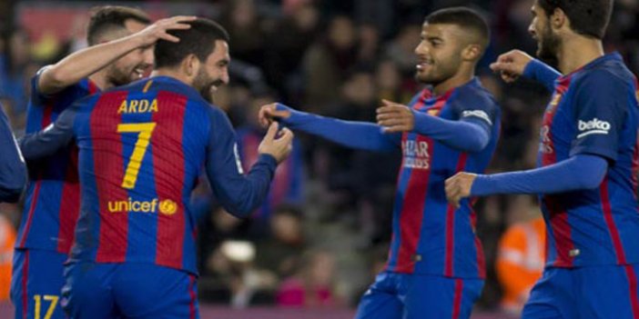Barcelona - Hercules maçının golleri! Arda Turan coştu...