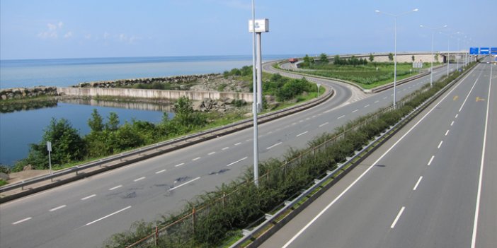 Karayolları Trabzon-Rize-Pazar yolu için uyardı