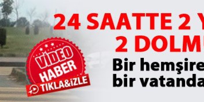 Trabzon'da 24 saatte 2 yaya geçidinde 2 dolmuş kazası!