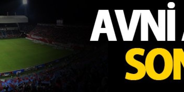 Avni Aker'de Son maç: Trabzonspor mutlu veda etmek istiyor
