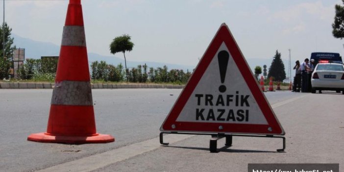 Trabzon'da kaza! 3 kişi yaralı