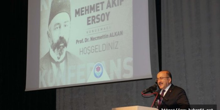 Milli şairimiz Mehmet Akif Ersoy Trabzon'da anıldı