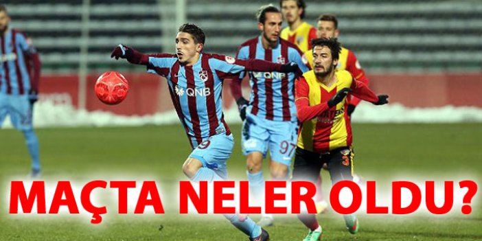 Trabzon Kızılcabölük maçından kareler