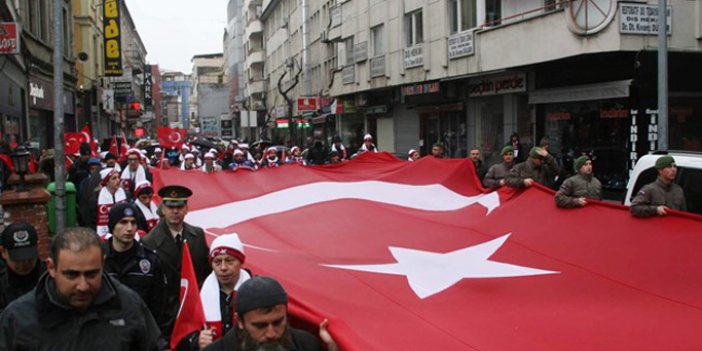 Trabzon Sarıkamış şehitleri için yürüdü!
