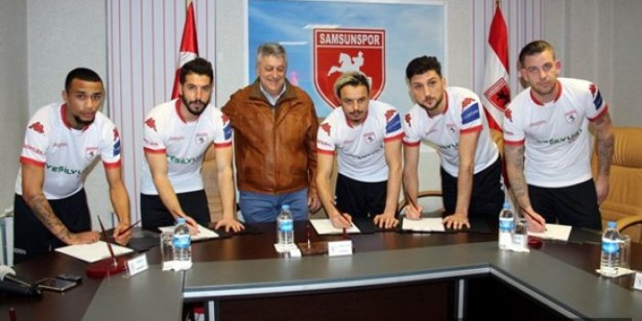 Samsunspor'da transfer şov