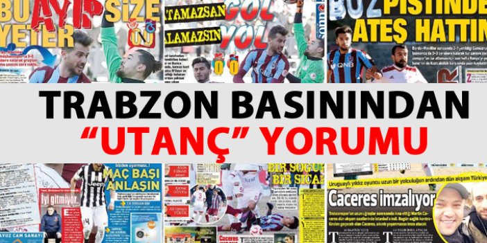 Trabzonspor için utanç yorumu
