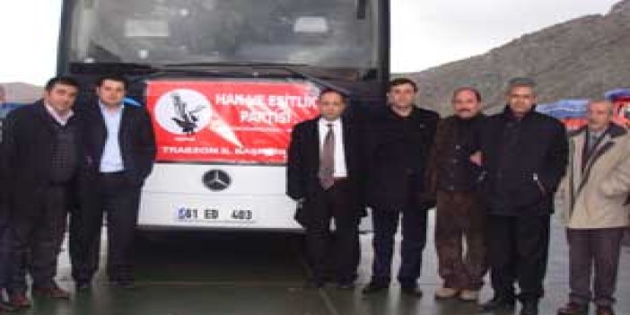 Trabzondan otobüs kaldırdılar