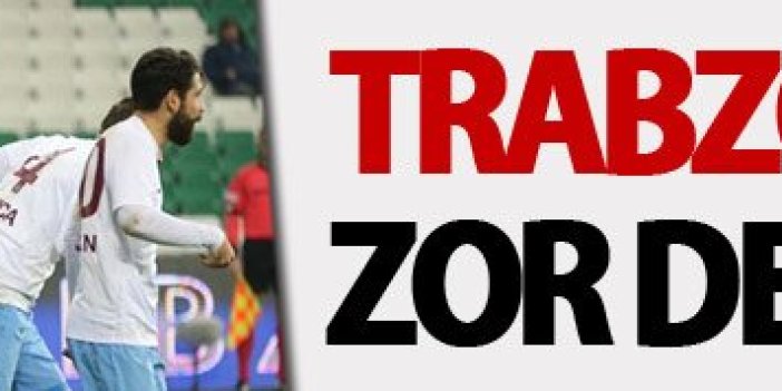 Trabzonspor'a zor deplasman!