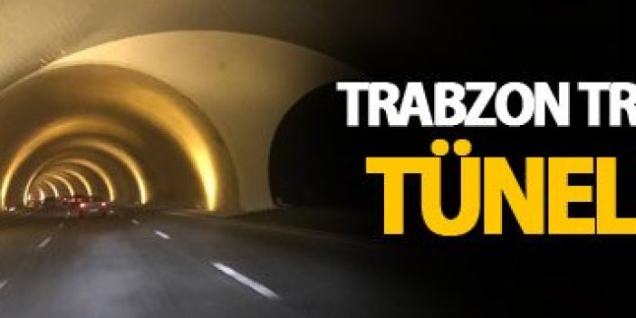 Trabzon trafiğini rahatlatacak tünelin ilki açıldı