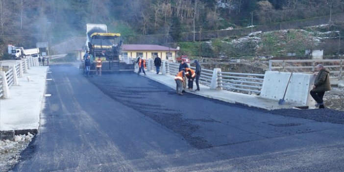 Trabzon'da o köprü hizmete girdi!