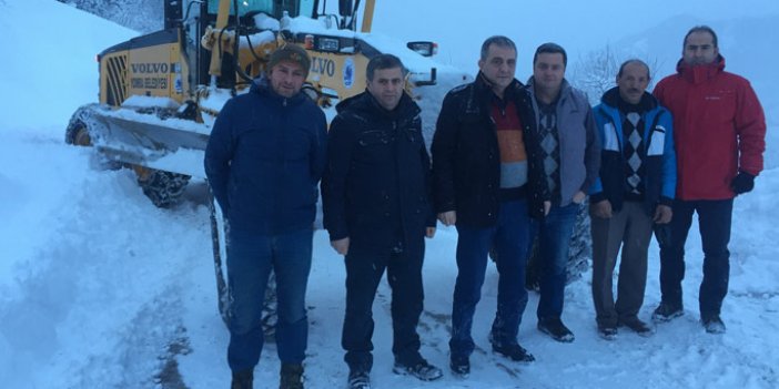Trabzon’da karla mücadele!