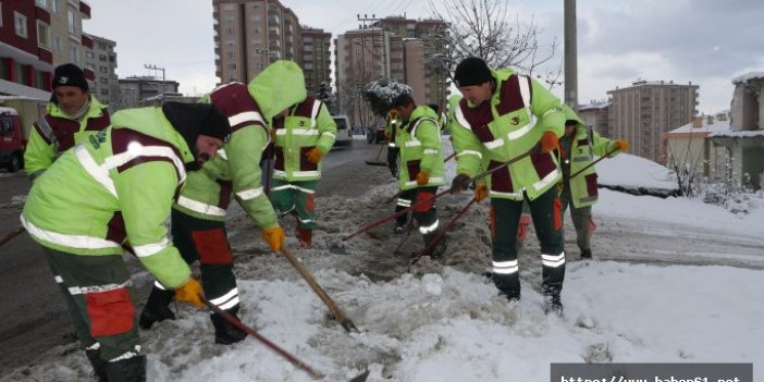 Trabzon'da kar seferberliği başladı